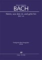 Cantata No. 144 SATB Vocal Score cover